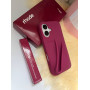 Бордовий чохол rhode на iPhone 16  lip Case Raspberry Jelly 